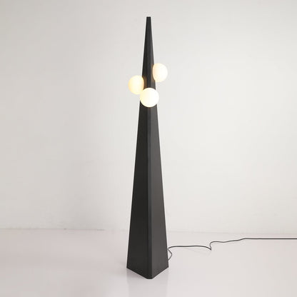 Noir Roy Floor Lamp - Modern LED Steel Design - Indoor Use