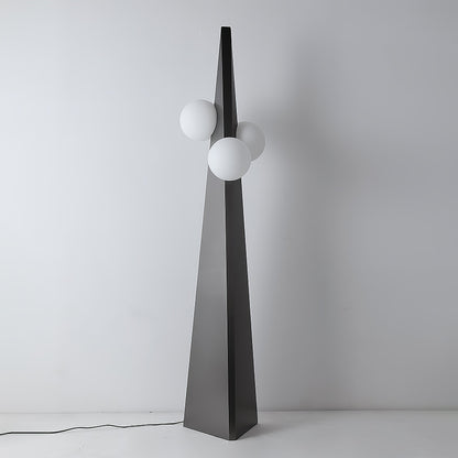 Noir Roy Floor Lamp - Modern LED Steel Design - Indoor Use