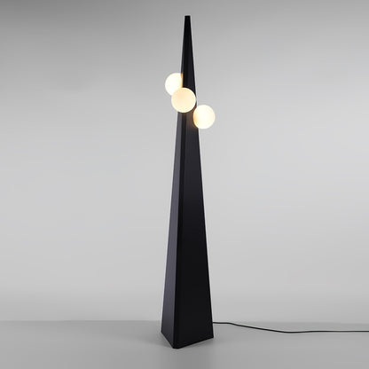 Noir Roy Floor Lamp - Modern LED Steel Design - Indoor Use