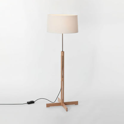 Nordic Frame Floor Lamp - LED Wooden Design for Indoors