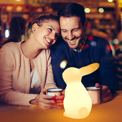 Contemporary Creative Rabbit PE LED Table Lamp for Bedroom