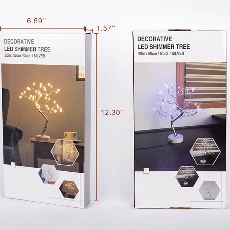 Bonsai Tree Light Plum Blossom LED Table Lamp With Remote