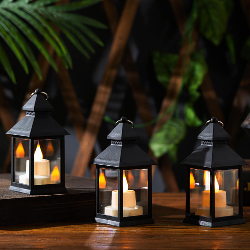 Halloween Horror Flame LED Table Lantern Light for Parties