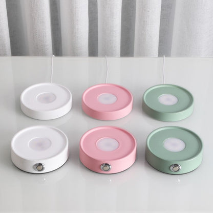 Modern Round USB Rechargeable LED Mood Light Table Lamp