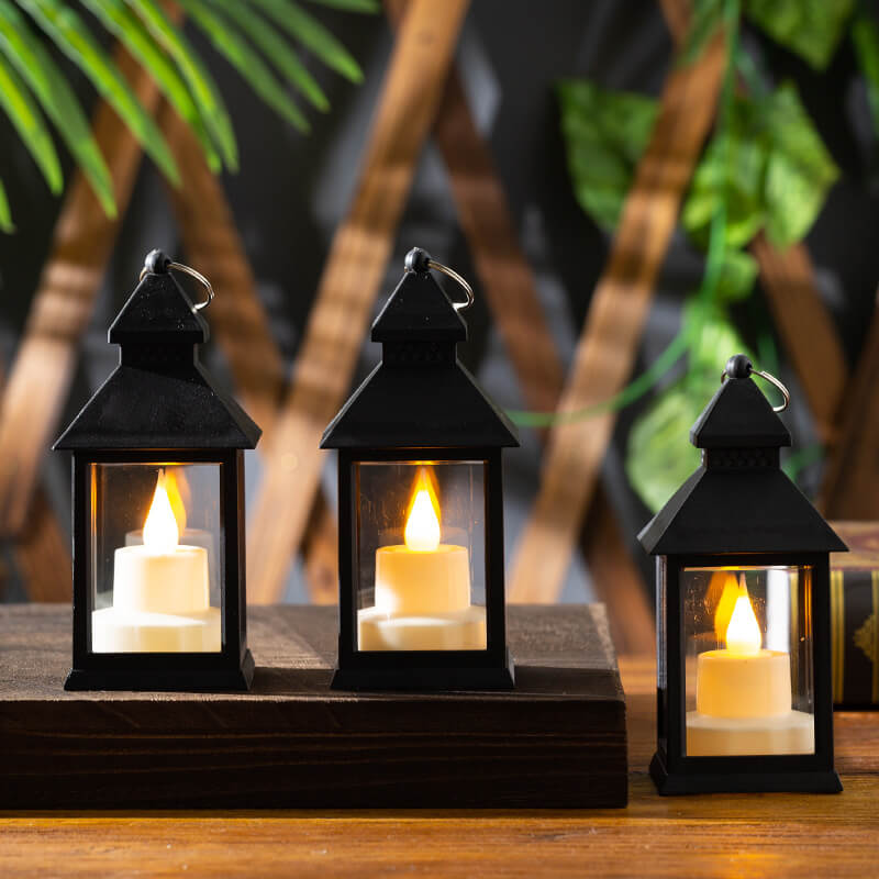 Halloween Horror Flame LED Table Lantern Light for Parties