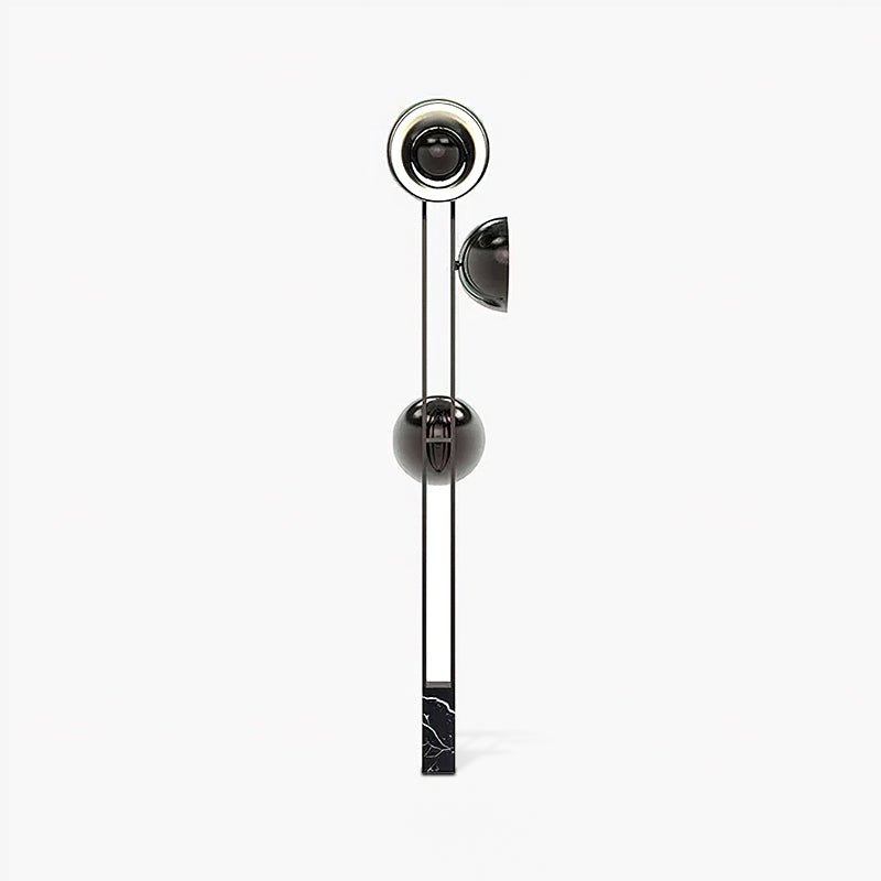 O3 Floor Lamp Modern Black LED Three-Light Indoor Lighting