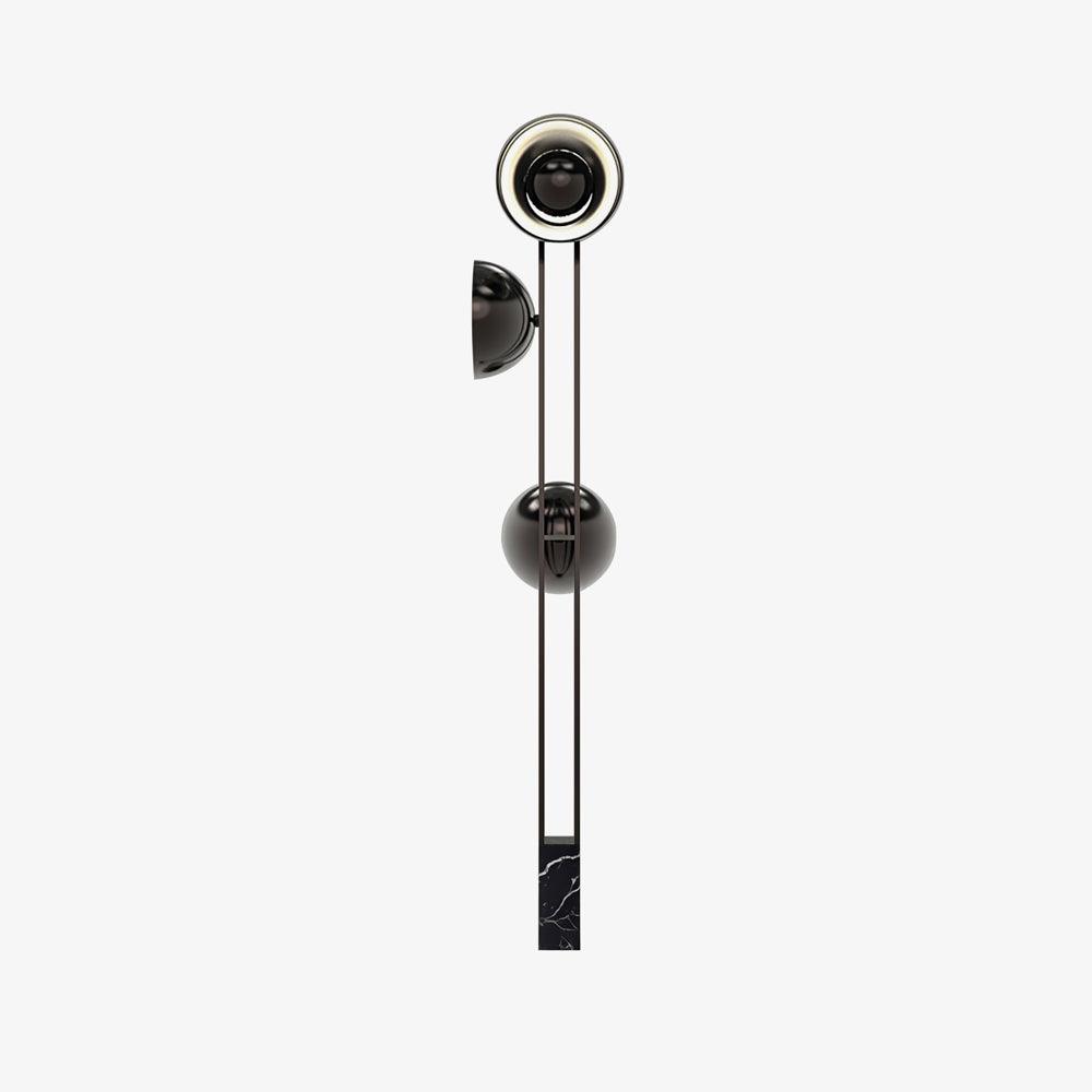 O3 Floor Lamp Modern Black LED Three-Light Indoor Lighting