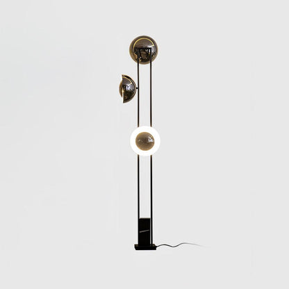 O3 Floor Lamp Modern Black LED Three-Light Indoor Lighting