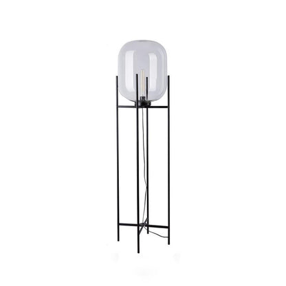 Oda Floor Lamp with Hand Blown Glass, LED, Indoor Use