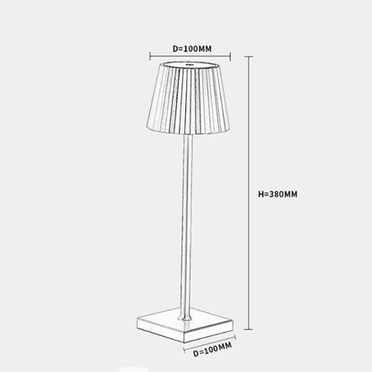 Luxe Scandinavian Wireless Table Lamp Arlo – Elegant LED Lighting with USB Charging