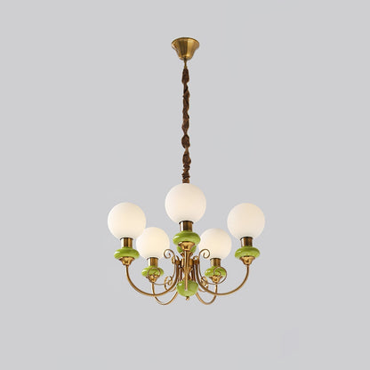 Modern Creative Art Onyx Chandelier - 3 or 5 Heads