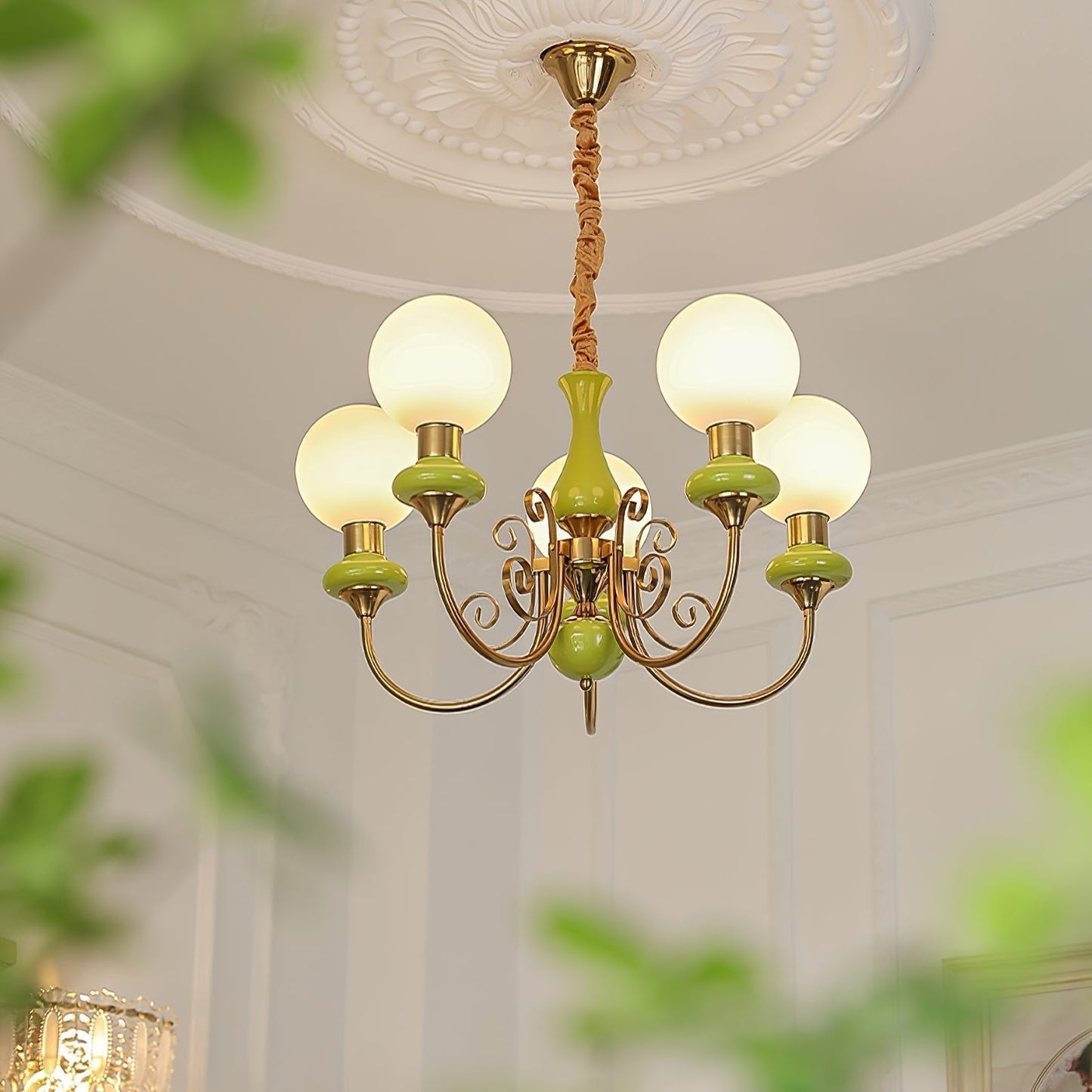 Modern Creative Art Onyx Chandelier - 3 or 5 Heads
