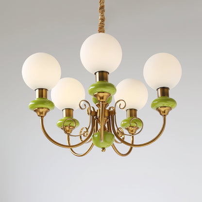 Modern Creative Art Onyx Chandelier - 3 or 5 Heads