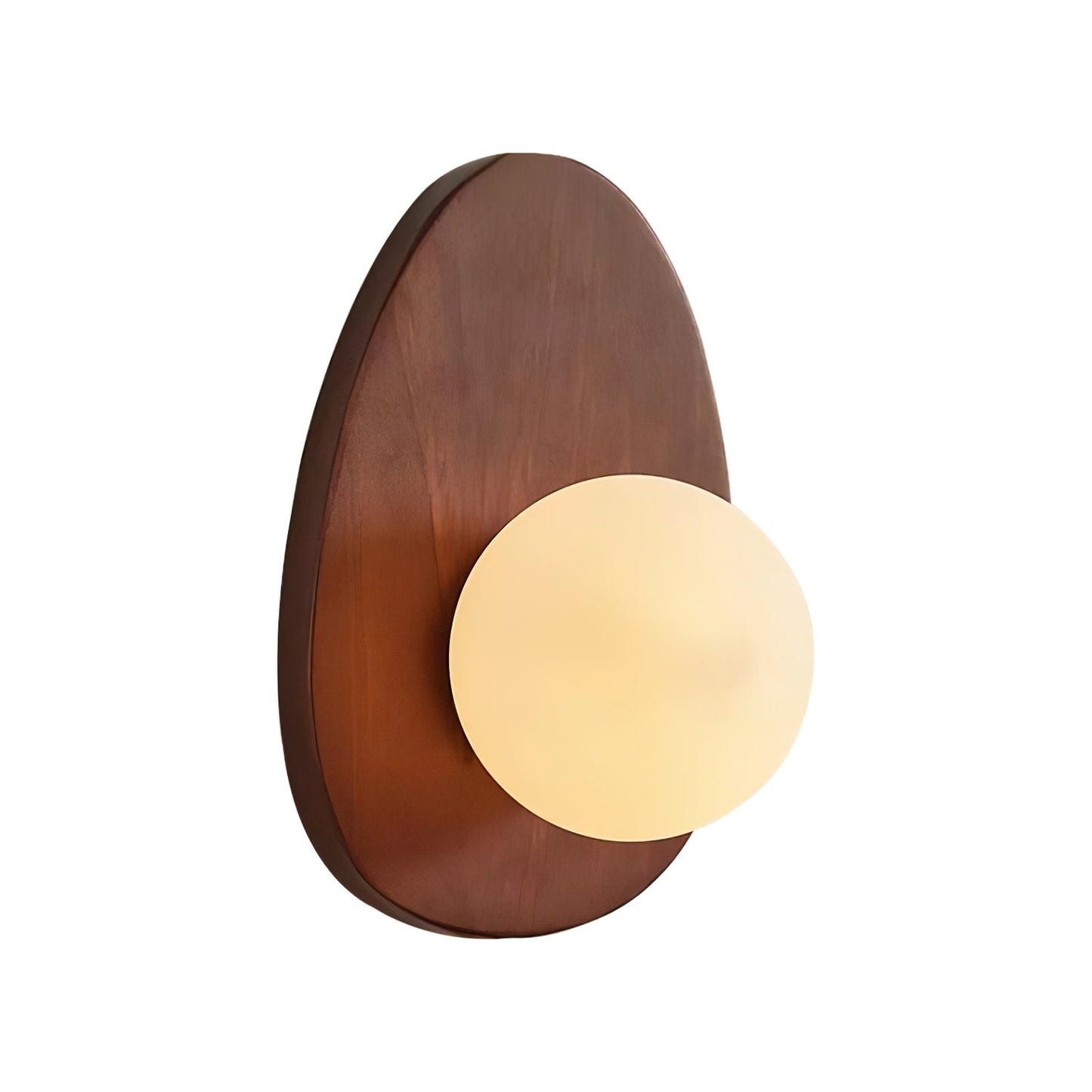 Orba Walnut Wall Lamp - LED Indoor Lighting, Elegant Design