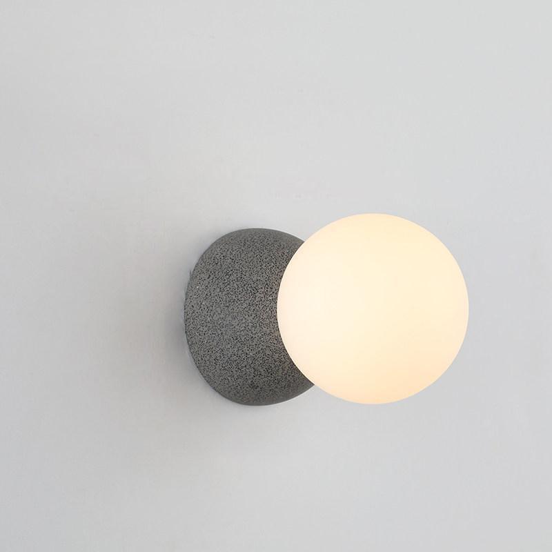 Origo Wall Lamp - LED Indoor Concrete and Glass Light
