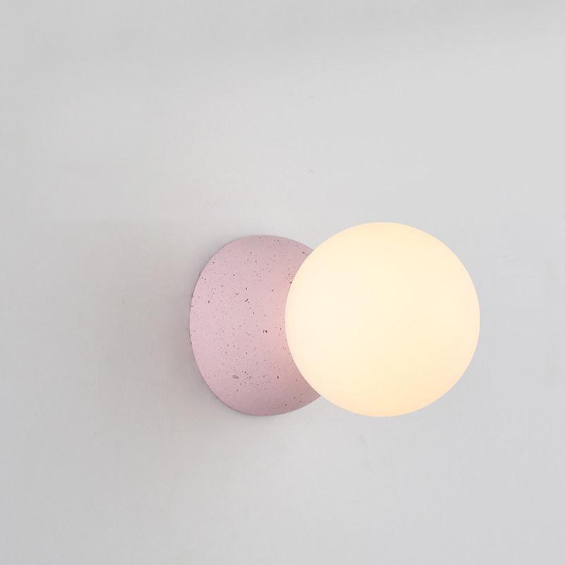 Origo Wall Lamp - LED Indoor Concrete and Glass Light