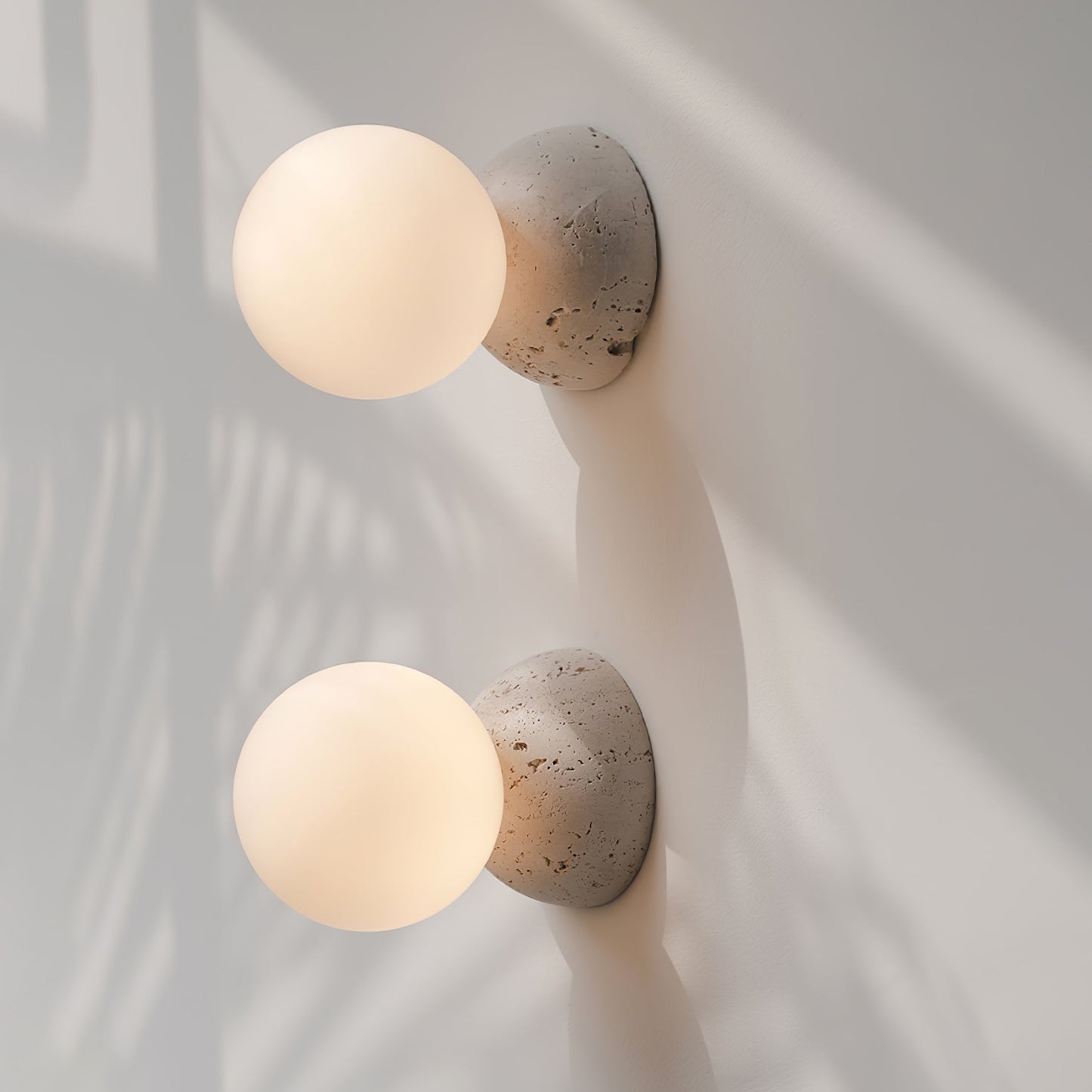 Origo Wall Lamp - LED Indoor Concrete and Glass Light