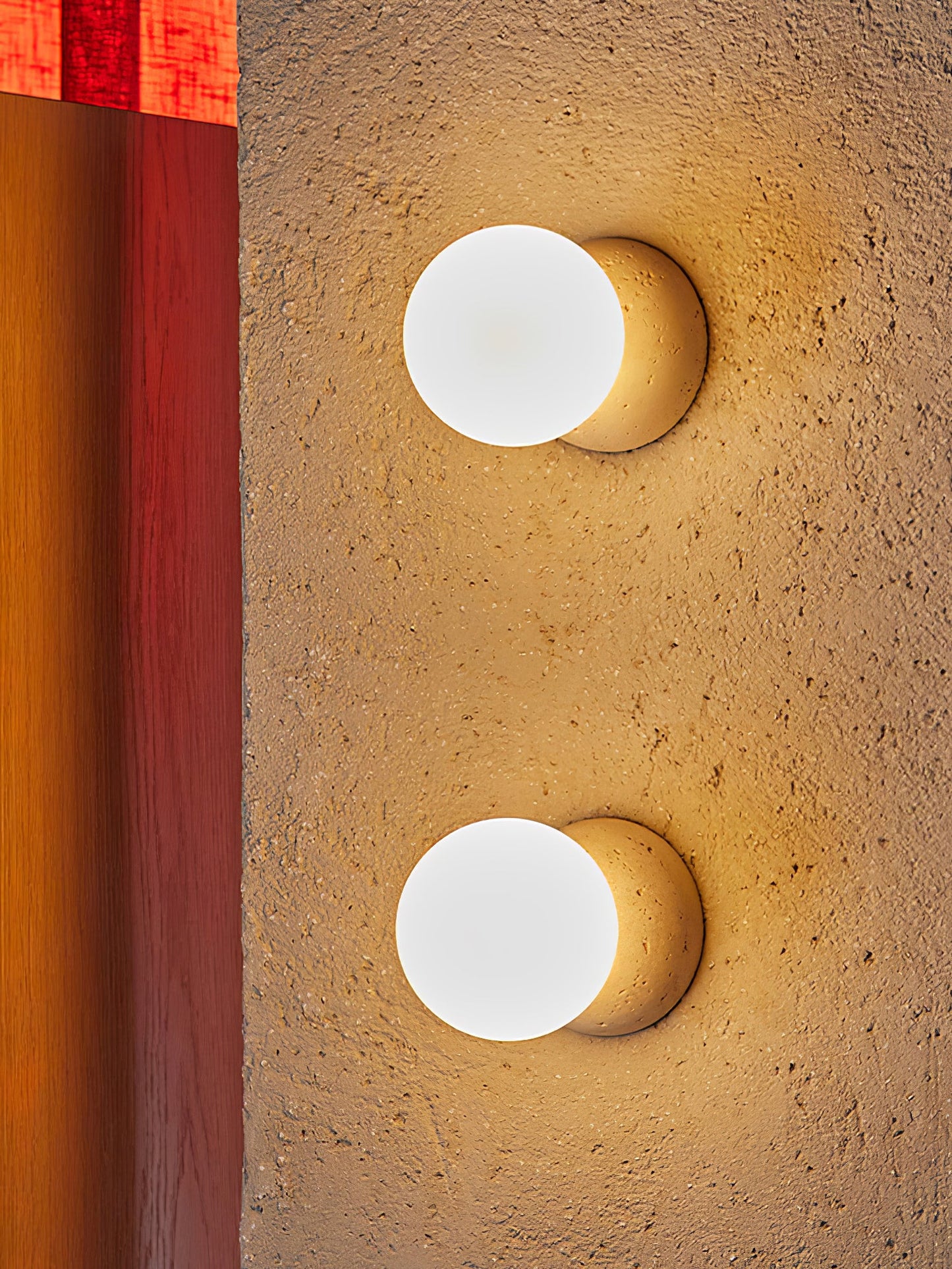 Origo Wall Lamp - LED Indoor Concrete and Glass Light