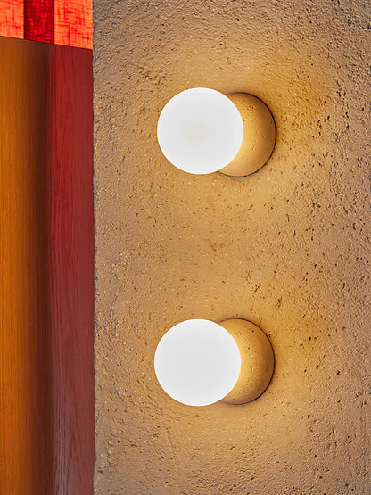 Origo Wall Lamp - LED Indoor Concrete and Glass Light