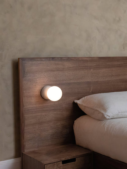 Origo Wall Lamp - LED Indoor Concrete and Glass Light