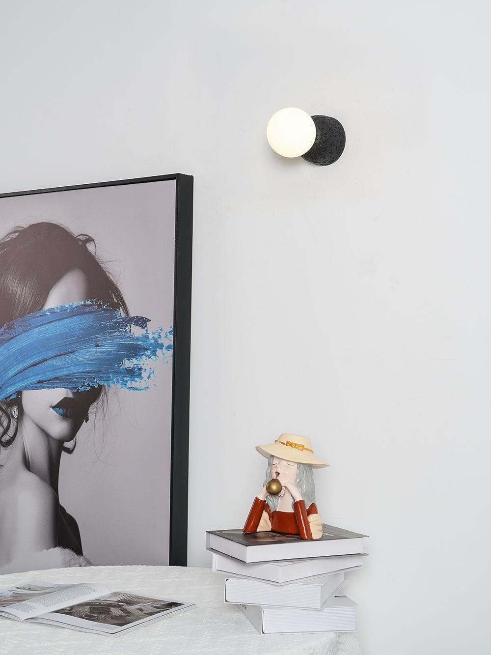 Origo Wall Lamp - LED Indoor Concrete and Glass Light