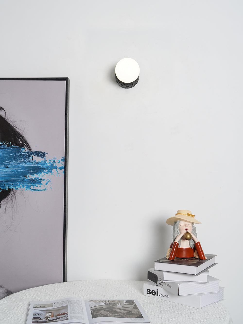 Origo Wall Lamp - LED Indoor Concrete and Glass Light
