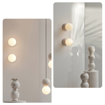 Origo Wall Lamp - LED Indoor Concrete and Glass Light