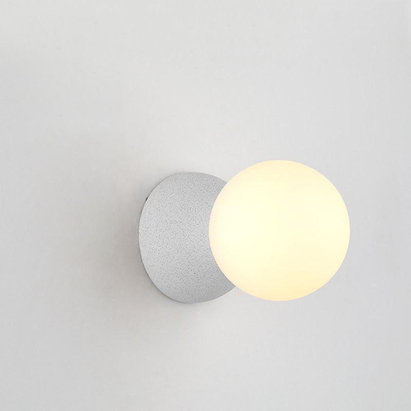 Origo Wall Lamp - LED Indoor Concrete and Glass Light