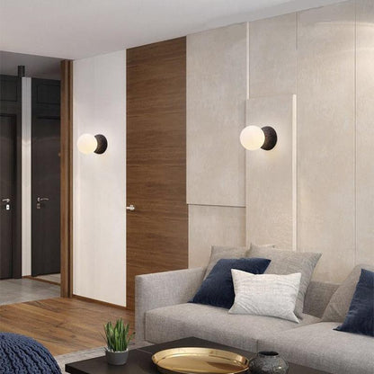 Origo Wall Lamp - LED Indoor Concrete and Glass Light