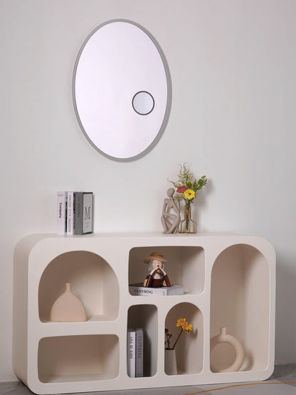 Oval Mirror Light with LED Backlit and Magnifying Mirror