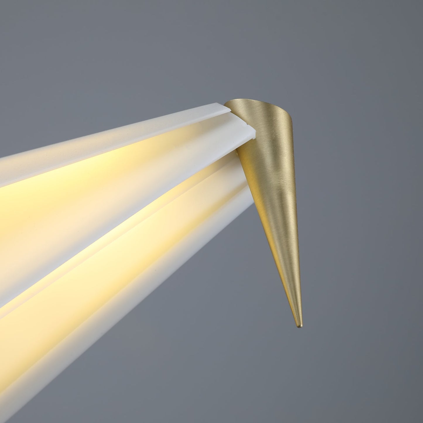 Paper Crane Bird Floor Lamp with Integrated LED Light