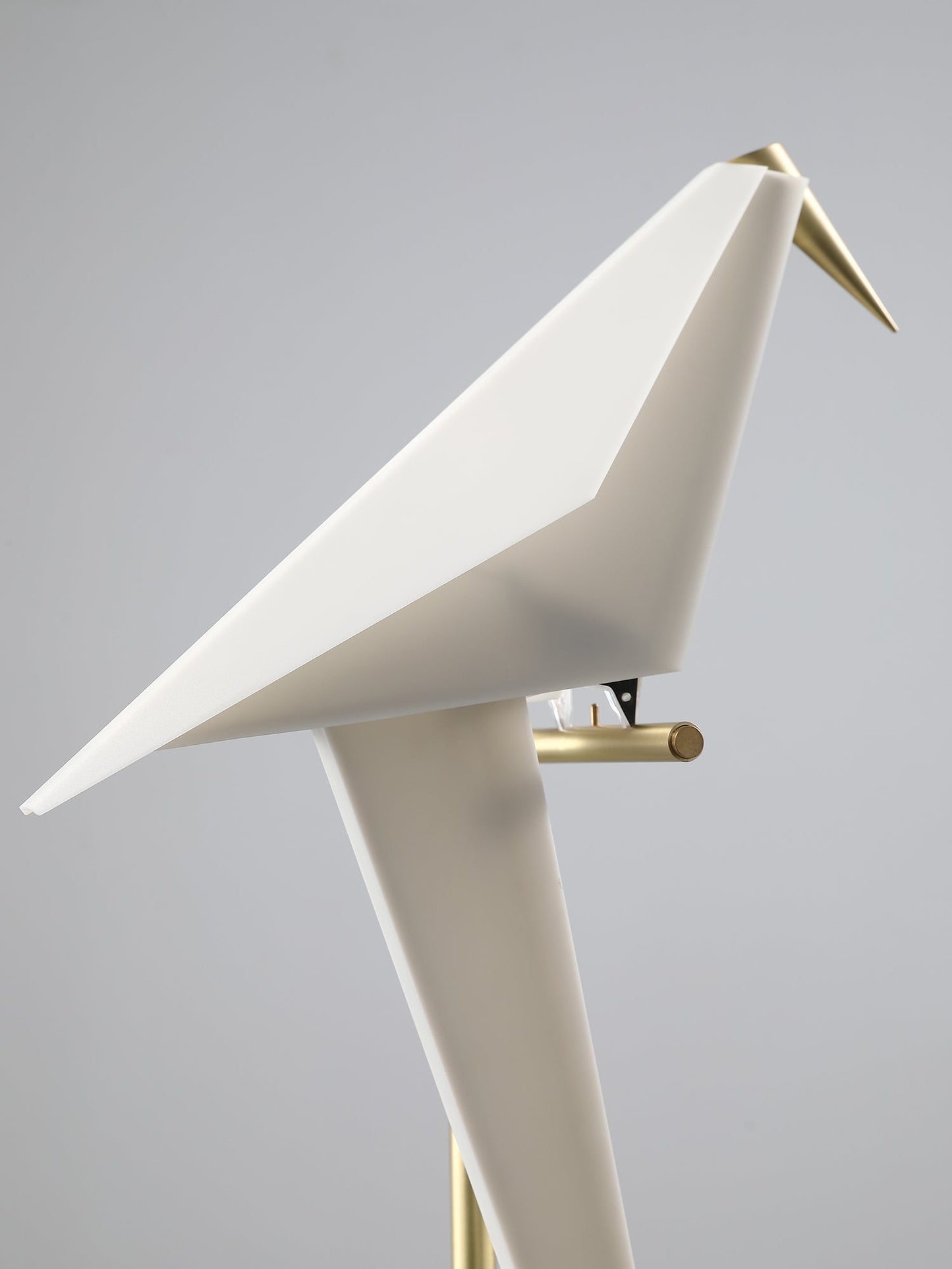 Paper Crane Bird Floor Lamp with Integrated LED Light