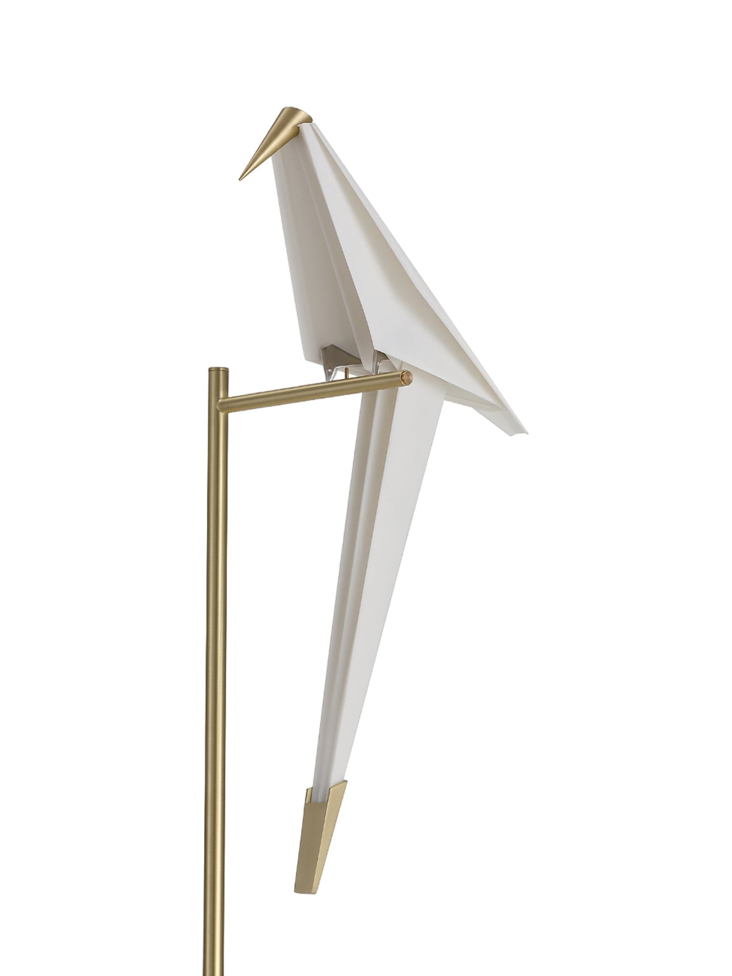 Paper Crane Bird Floor Lamp with Integrated LED Light