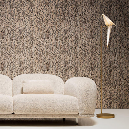 Paper Crane Bird Floor Lamp with Integrated LED Light