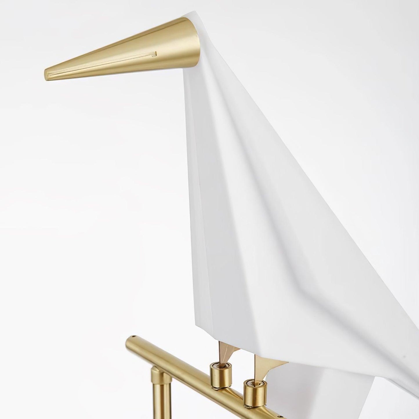 Paper Crane Bird Floor Lamp with Integrated LED Light