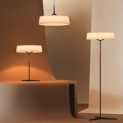 Dama Floor Lamp with LED Light, Indoor Aluminium Design