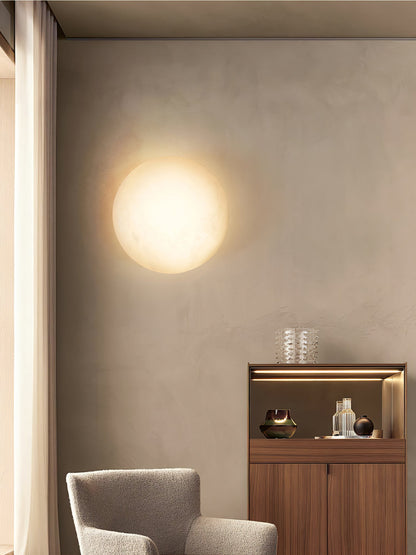 Pebble Alabaster Wall Light - Dimmable LED Indoor Lamp