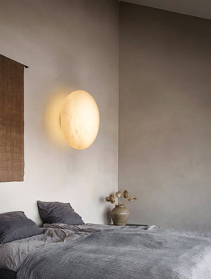 Pebble Alabaster Wall Light - Dimmable LED Indoor Lamp