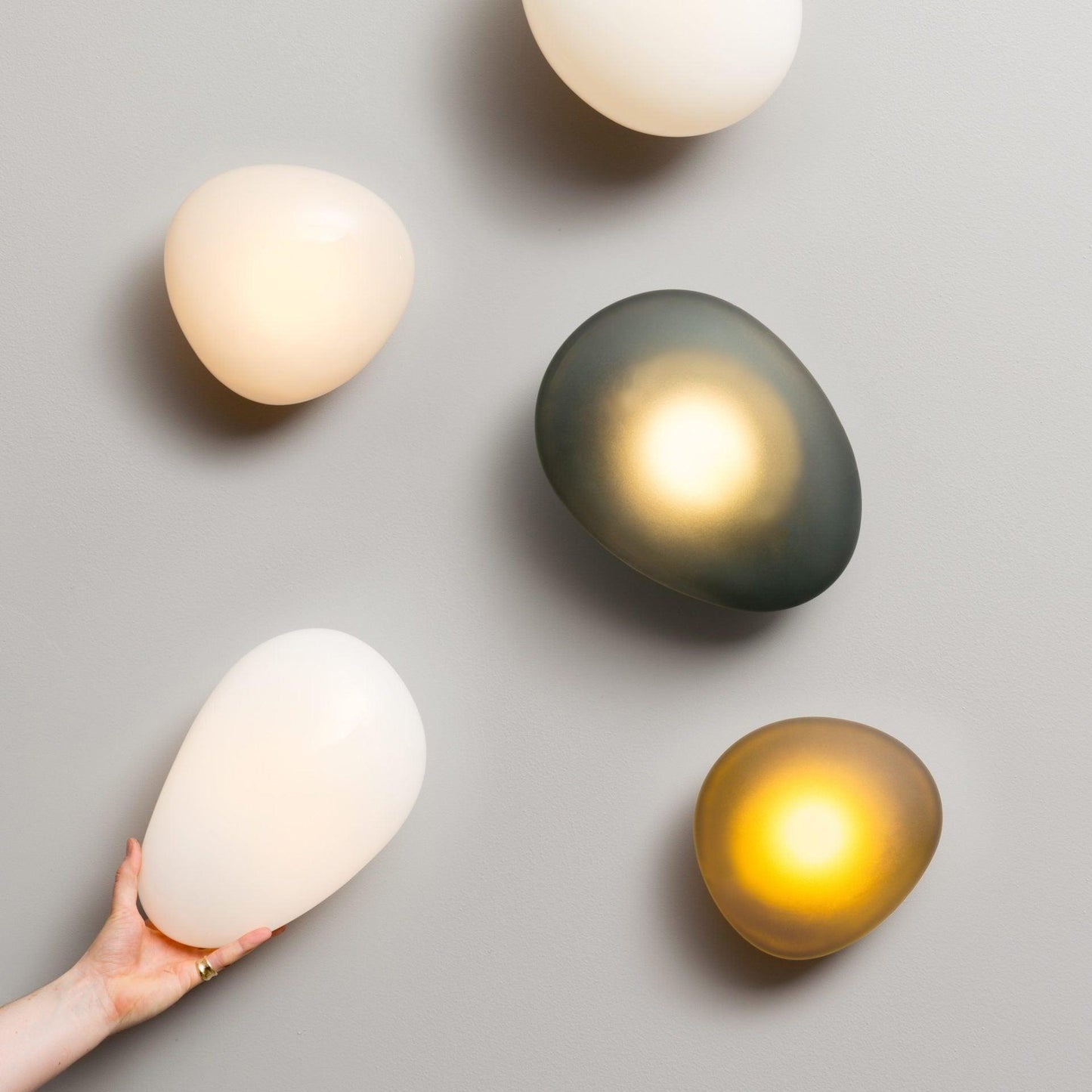 Bubble Glass Wall Lamp with Dimmable LED - Indoor Lighting