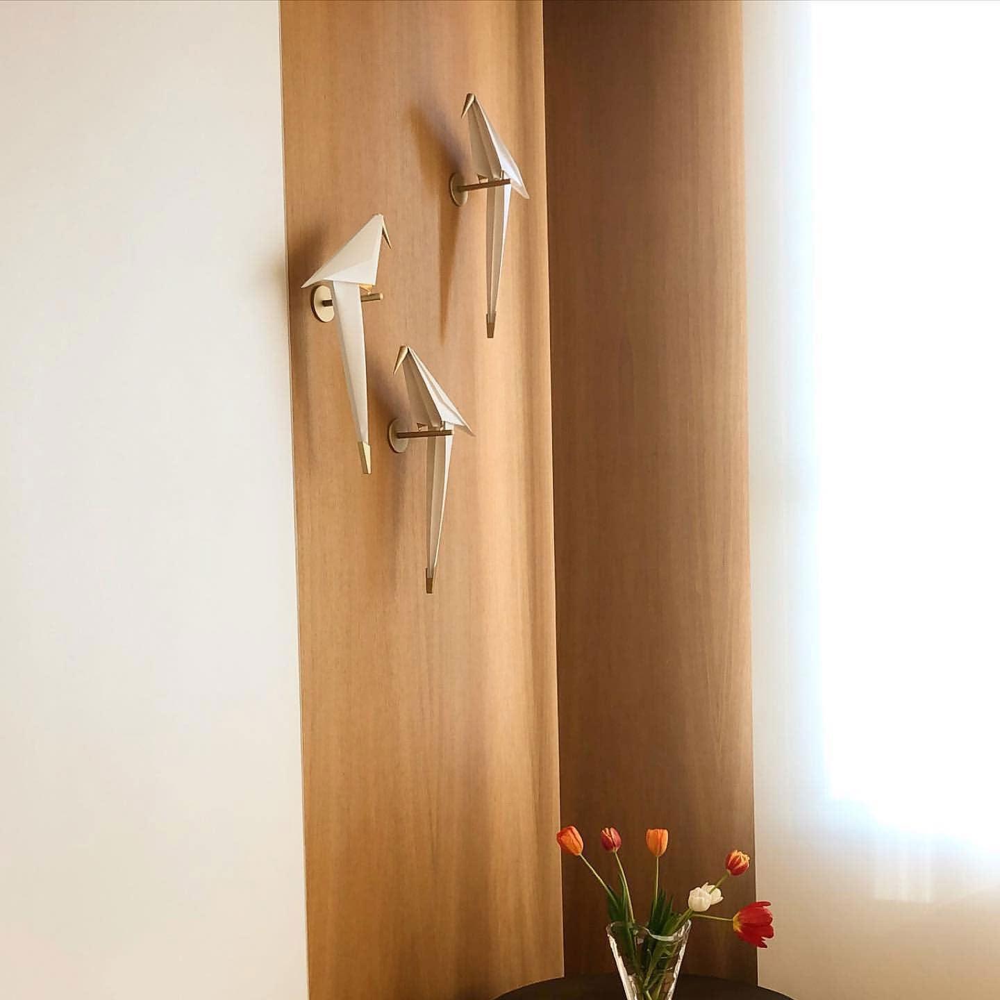 Avian Serenity Wall Lamp - Adjustable LED Indoor Light