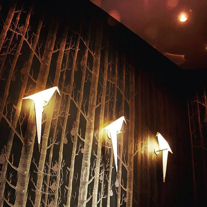 Avian Serenity Wall Lamp - Adjustable LED Indoor Light