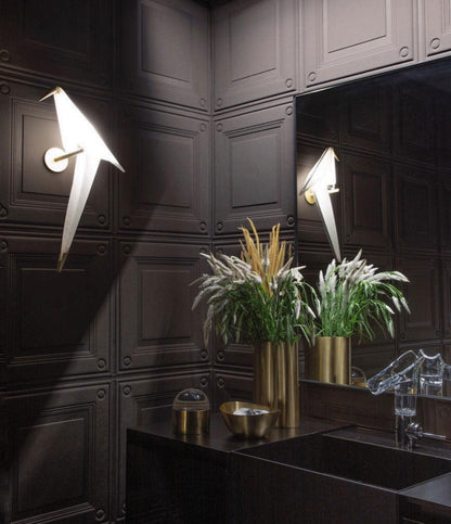 Avian Serenity Wall Lamp - Adjustable LED Indoor Light