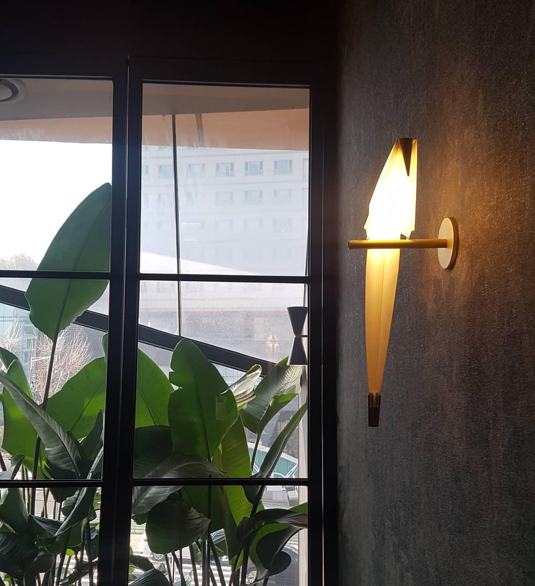 Avian Serenity Wall Lamp - Adjustable LED Indoor Light