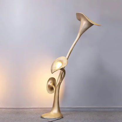 Petunia Sculpture Floor Lamp with Dimmable LED Light