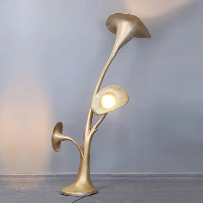 Petunia Sculpture Floor Lamp with Dimmable LED Light