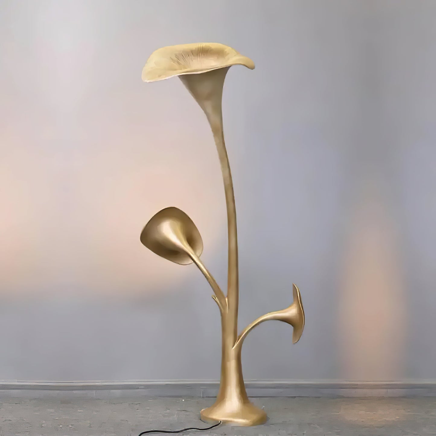 Petunia Sculpture Floor Lamp with Dimmable LED Light
