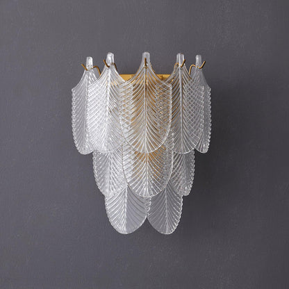 Piemonte Wall Sconce - Brass & Glass Indoor Lighting
