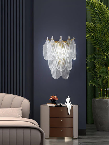 Piemonte Wall Sconce - Brass & Glass Indoor Lighting