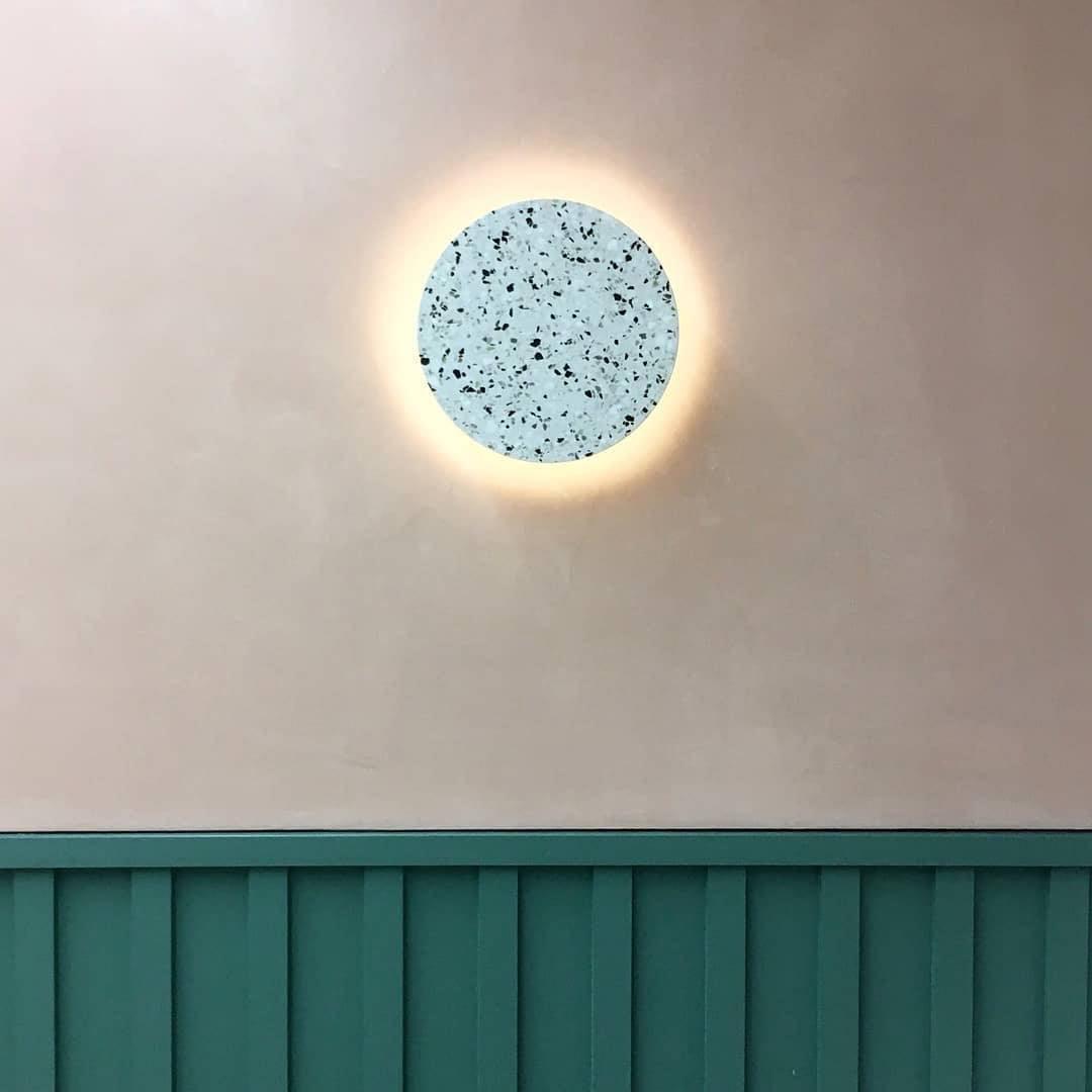 Pin Wall Lamp - Dimmable LED Terrazzo Wall Light, Indoor Use