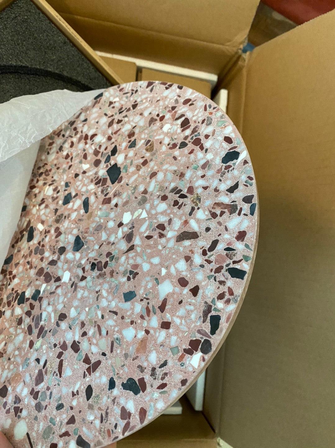 Pin Wall Lamp - Dimmable LED Terrazzo Wall Light, Indoor Use